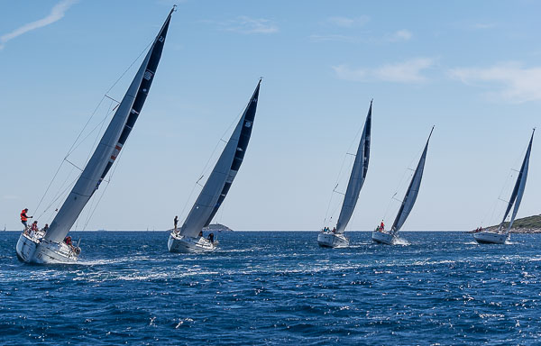 Segelboote Flottille KVR Skippertraining