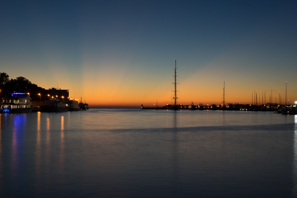 Abendstimmung über Zadar