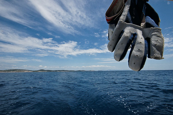 Skippertraining Segelhandschuhe